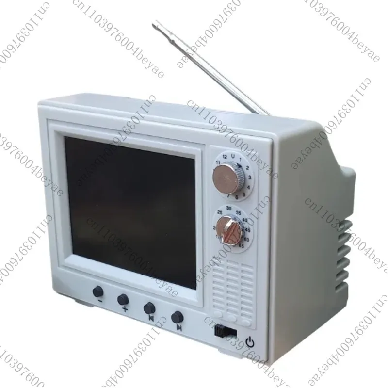 Mini Tv Toy Miniature TV Playable Video Mini Television Model Living Room Home Appliances Decor Toy