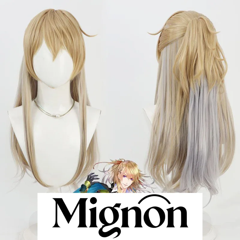 

Touken Ranbu Kogitsunemaru cosplay wig detachable ponytail two-tone gradient Halloween gift