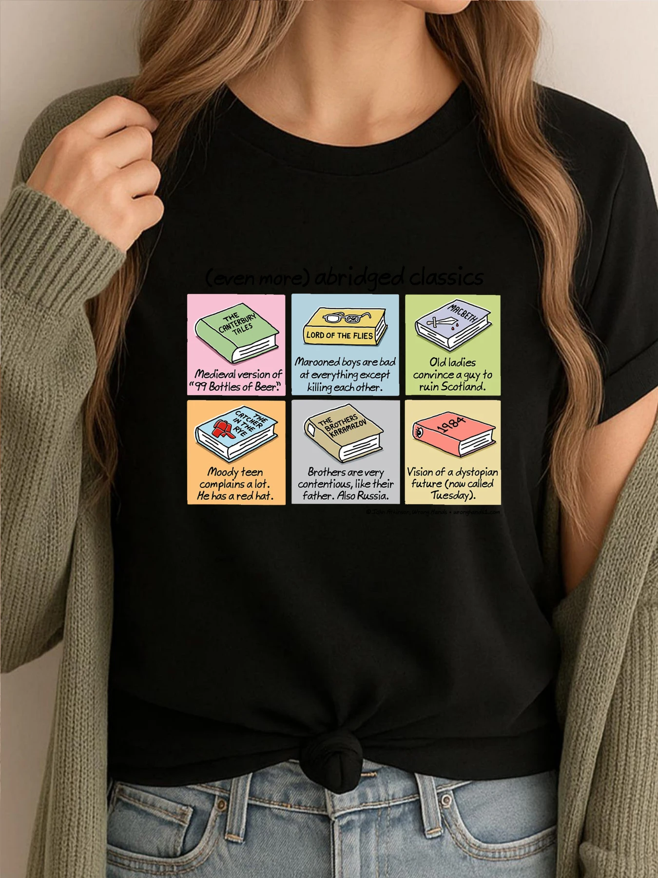 

Even More Abridged Classics Graphic Shirts Oversized Camisetas De Hombre Big And Tall Cool Trendy Printed Tops
