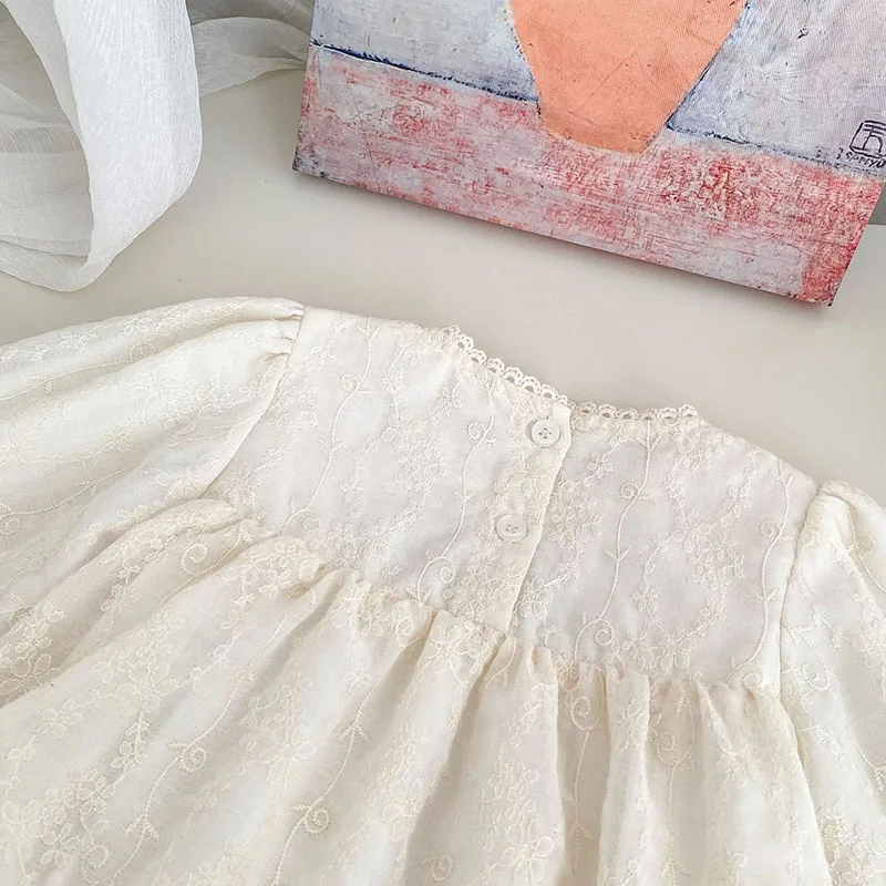 0〜24mの女の赤ちゃんのジャンプスーツ,長袖,綿の刺embroidery,新生児の女の子のロンパース,春の服,新しいコレクション2022