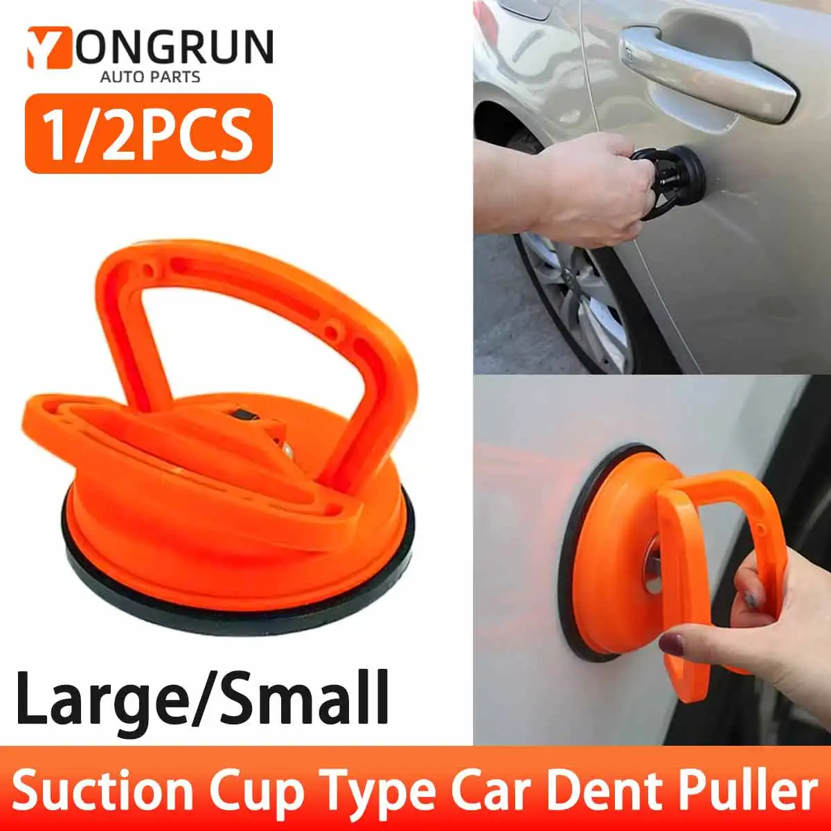 YONGRUN car body repair tool suction cup disassembly dent puller large/small suction cup, car dent glass suction removal tool, c