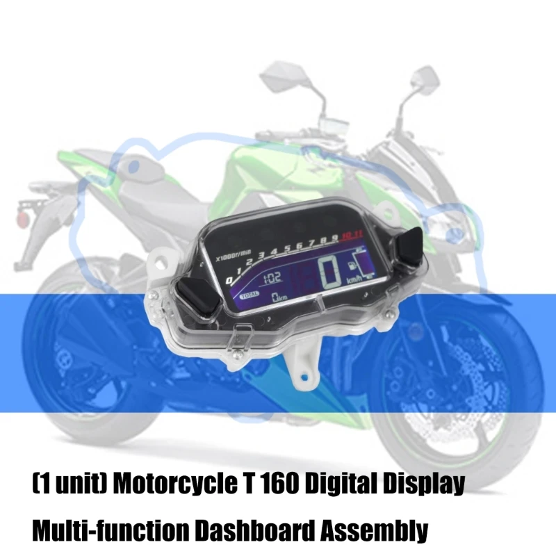 Motorcycle Digital Tachometer Instrument Panel for 160 2015-2022 Speedometer X37F