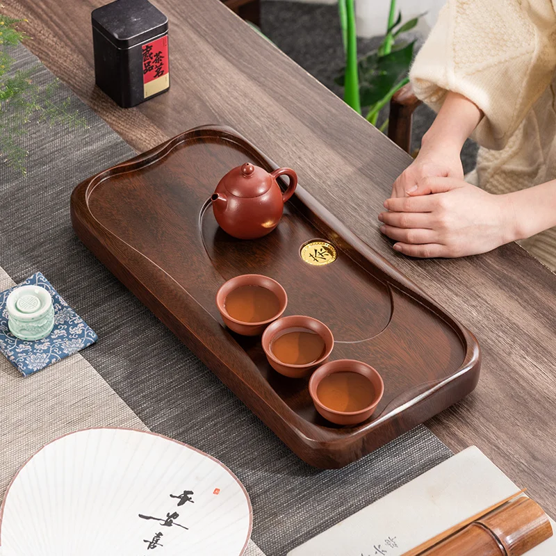 Chinese Walnut Tea Tray Valet Nordic Kitchen Rectangle Saucer Japanese Tea Tray Ceramic Marble Perfume Plateau Home Decorationg