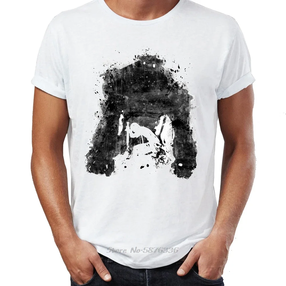 Zupełnie nowe męskie koszulki bawełniane Shadow of The Colosuss Shirt of Colosuss Awesome Artwork Drawing Printed Tee Shirts Oversize