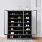 

Bamboo, MDF, Acrylic, Plastic Shoe Cabinet, Freestanding Shoe Rack, Shoe Organiazer