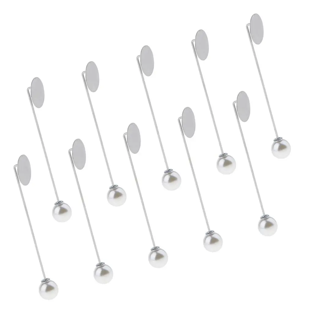 Designer Collar Lapel Brooch Pin Stainless Steel Stick Brooch Blank Brooch Base Fashion Accessories for Bags and Dresses