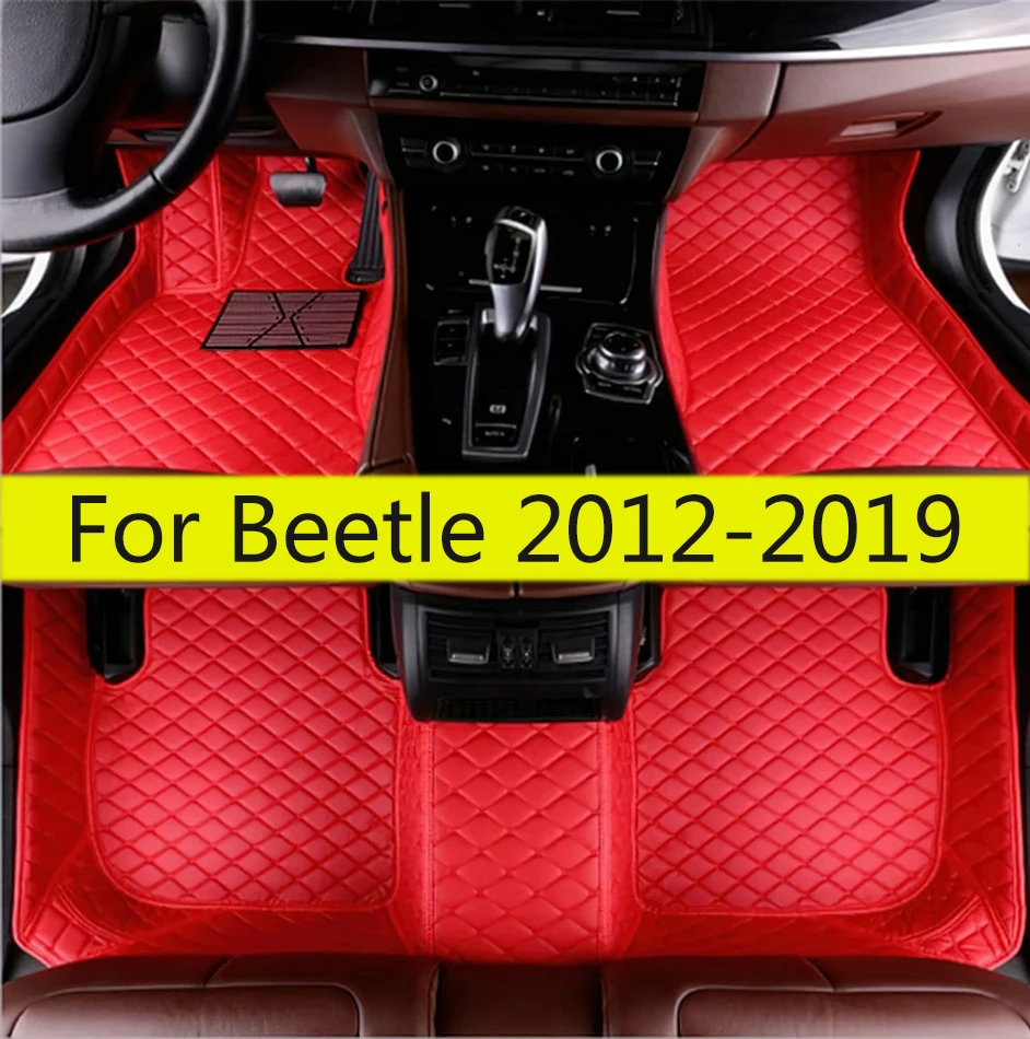 Car Floor Mats For Beetle 2019 2018 2017 2016 2015 2014 2013 2012 Carpets Automobiles Accessories Interior For Volkswagen vw