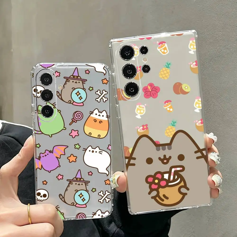 Top Selling Cat P-Pusheenes  Phone Case For Samsung S25,S24,S21,S22,S23,S30,Ultra,S20,Plus,Fe Transparent Cover