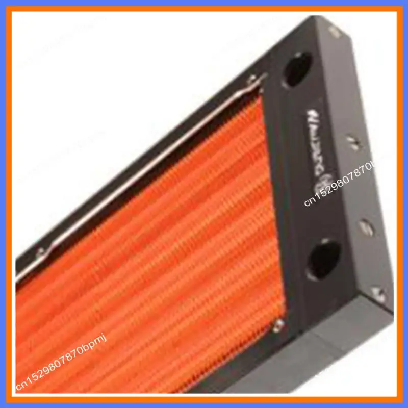 BAAE 17 مللي متر صف بارد جميع النحاس المبرد المائي 240 النحاس المياه المبردة النحاس صف الكمبيوتر الصرف السائل مبادل حراري #2