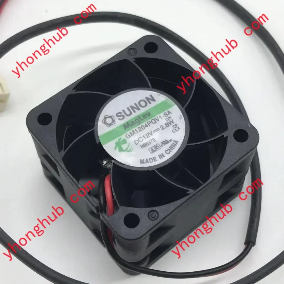 

SUNON GM1204PQV1-8A GN DC 12V 2.8W 2-Wire 40x40x28mm Server Cooling Fan