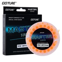 Línea de pesca con mosca Goture MASTER, 90 pies/100 pies, WF2F-WF10F de peso hacia adelante, línea principal de pesca con mosca flotante, accesorios de pesca con mosca