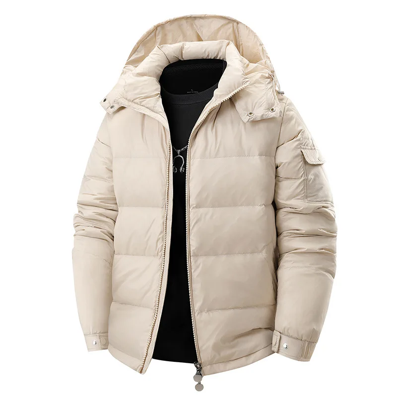 

2025 New Couple's Down Puffer Jacket Outdoor Casual Sports Warm Fashion Trend Hooded Coat ...