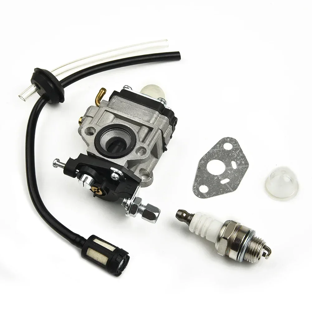 

Carburetor Spark Plug For AL-KO Brushcutter BC410 BC 4125 4535 Brush Cutter With Seal Hose Petrol Filter Replacement