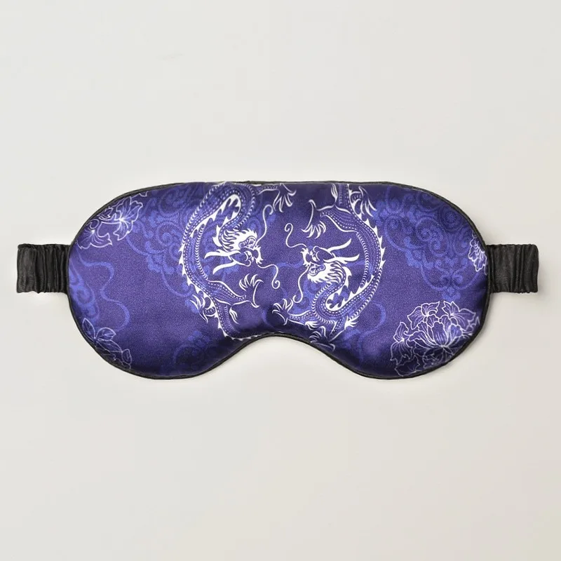 Imitated Silk Sleep Eye Mask Night Mask Eyes Cover Smooth For Women Men Fox Travel Relax Eyepatches Night Breathable Blindfold