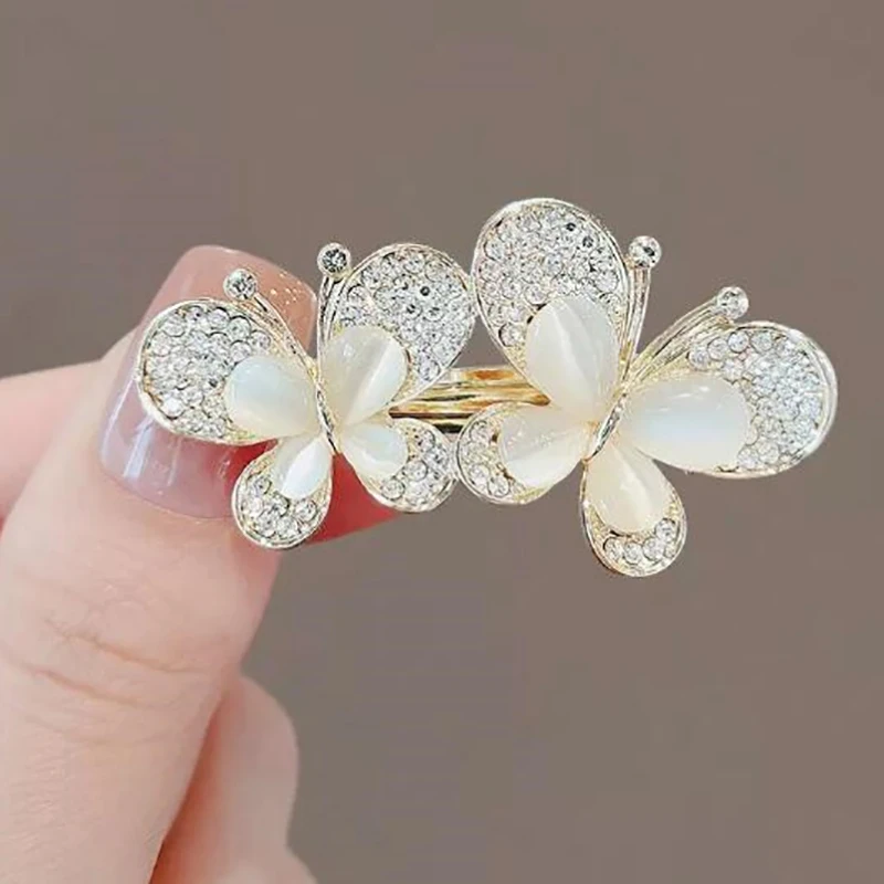 Rhinestone Brooches For Women Opal Trendy Elegant Butterfly Brooch Pins Jewelry Party Wedding Gifts