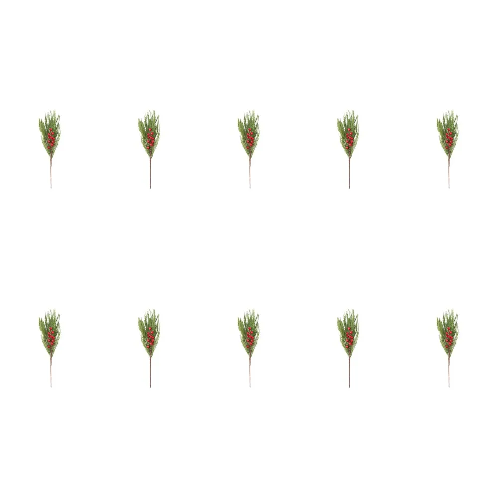 For Holiday Green Artificial Norfolk Pine Flexible Plastic Plant Artificial Plant Soft Touch Foliage For Holiday
