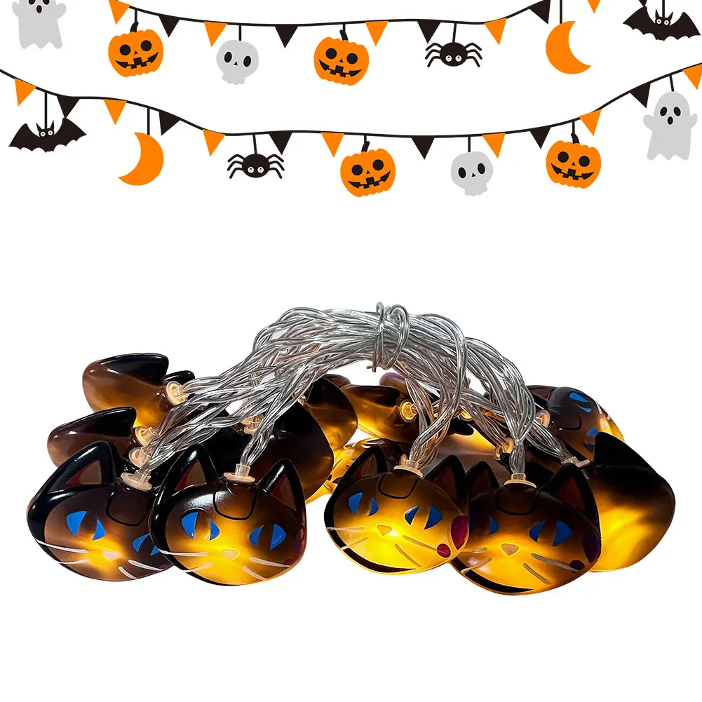 

Halloween LED String Light Hanging Lamp Battery Operated Decorative Light 1.5m 10 LEDs Outdoor Fairy Lights Party Favors