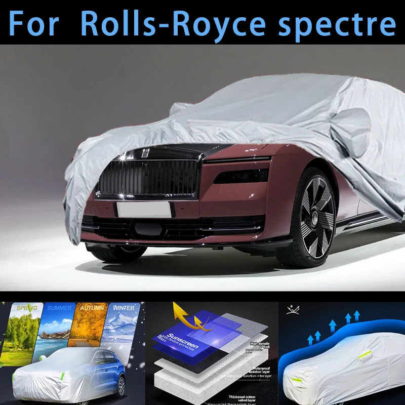 

For Royce spectre Outdoor Protection Full Car Covers Snow Cover Sunshade Waterproof Dustproof Exterior Car cover protection