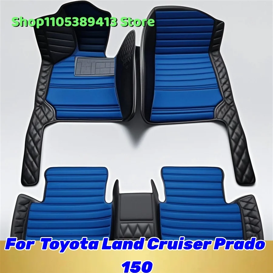 

Автомобильные коврики из кожи на заказ для Toyota Land Cruiser Prado 150 2017 2016 2015 2014 2013, аксессуары для автомобиля
