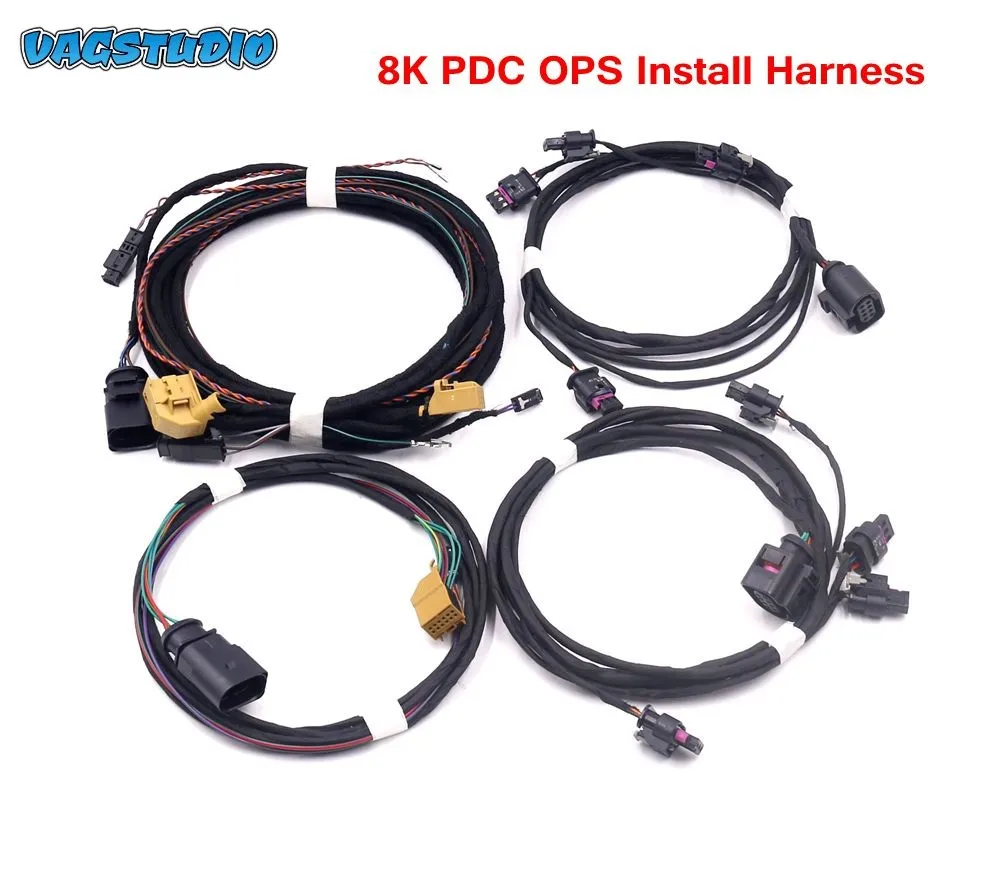 

Parking Front and Rear 8K PDC OPS Install Harness Cable Wire For VW Golf 5/6 Passat B6 Touran JETTA MK5 Mk6 Tiguan Octavia Polo