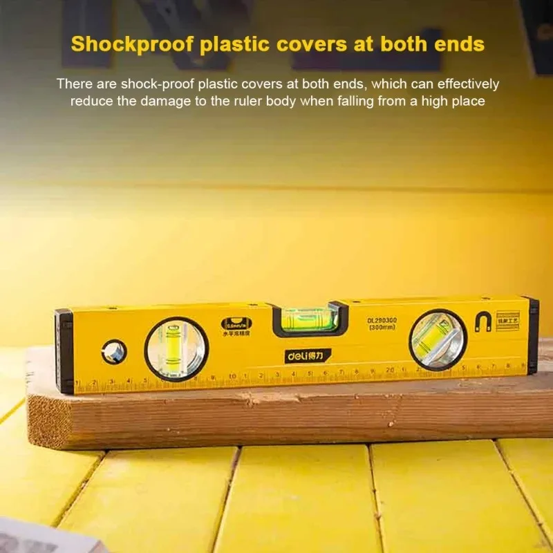 High Precision Spirit Level Magnetic High Bearing Ruler Lever Bubbles Rustproof Horizontal Ruler Spirit Level Balance Ruler image 6