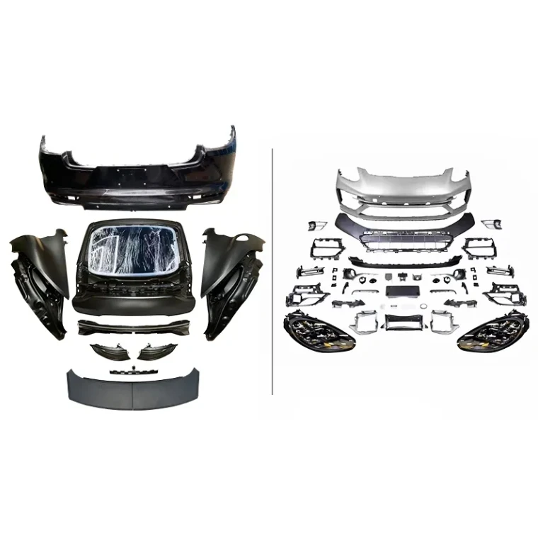 YLC подходит для Porsche Panamera 970, обновление 971 TurboS, передний бампер, задние фонари 970.1 970.2, спойлер, комплект кузова