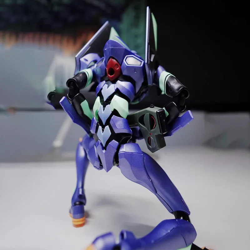 Blokees Evangelion-01 Figura Modello Giocattolo Collezione Regalo 17 cm Assemblaggio Action Figure Decorazione da scrivania Collezione Regali