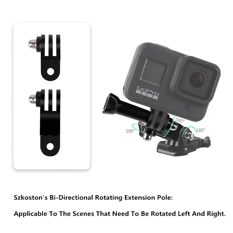 For GoPro Hero 12 Storage Bag Base J Stand Adapter Bracket for GoPro Hero 12 11 10 9 SJCAM AKASO EKEN Action Camera Accessories