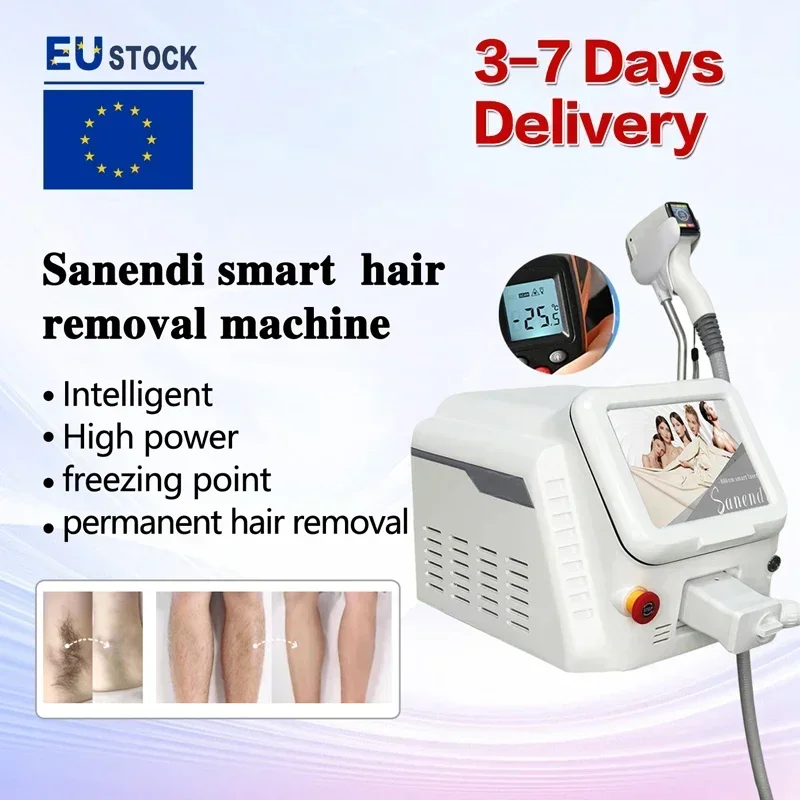 

Diode Laser Hair Removal Professional Machine Epilators The Newt Depilation Equipment Three Wavelengths Ice Titanium Device