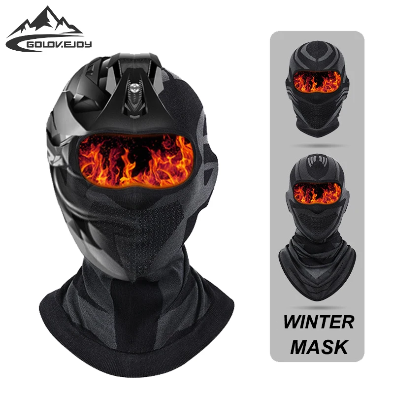 

Winter Windproof Motorcycle Face Mask Breathable Ear Neck Warmer for Outdoor Activities Moto Riding Balaclava Motorbike Ski Mask