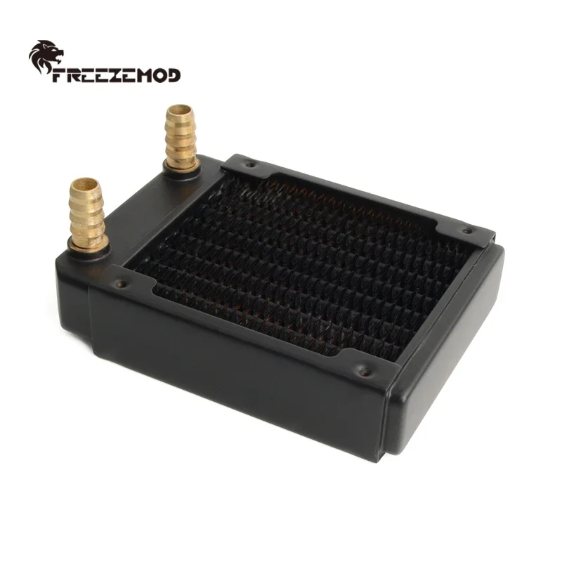 FREEZEMOD-radiador de refrigeración por agua para ordenador, disipador de calor de 80mm de cobre, soporte de 25mm de espesor, ventilador de 8cm