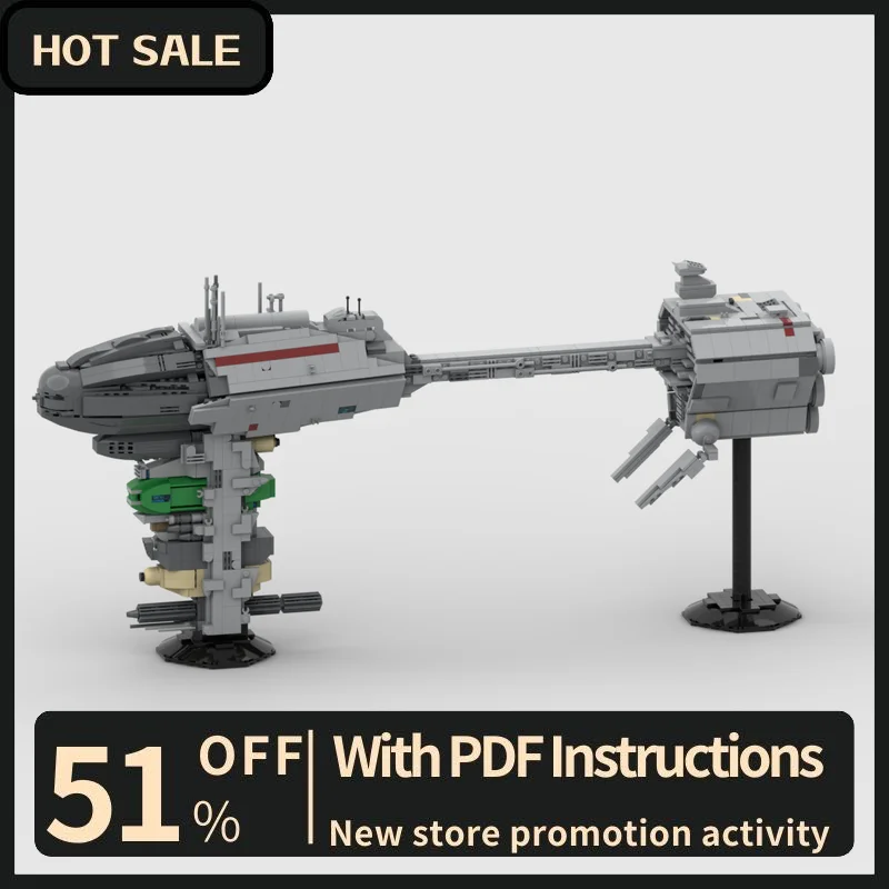 جديد 1895 قطعة فيلم معركة النجوم الشهيرة Moc Nebulon B نموذج باخرة اللبنات لتقوم بها بنفسك الأفكار الإبداعية الاطفال اللعب هدية عيد ميلاد #1