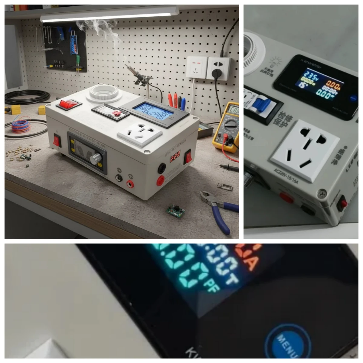 Protection Socket Short Circuit Test Multifunctional Power Supply Induction Cooker Detection Power Current LED Bead Test