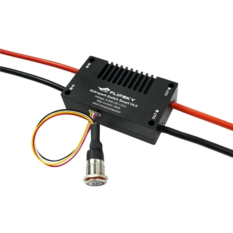 Best-FLIPSKY V4.0 Anti-Spark Switch Smart 300A 6S-26S For Electric Go-Karts For Electric Skateboard Surfboards RC Vehicles Robot