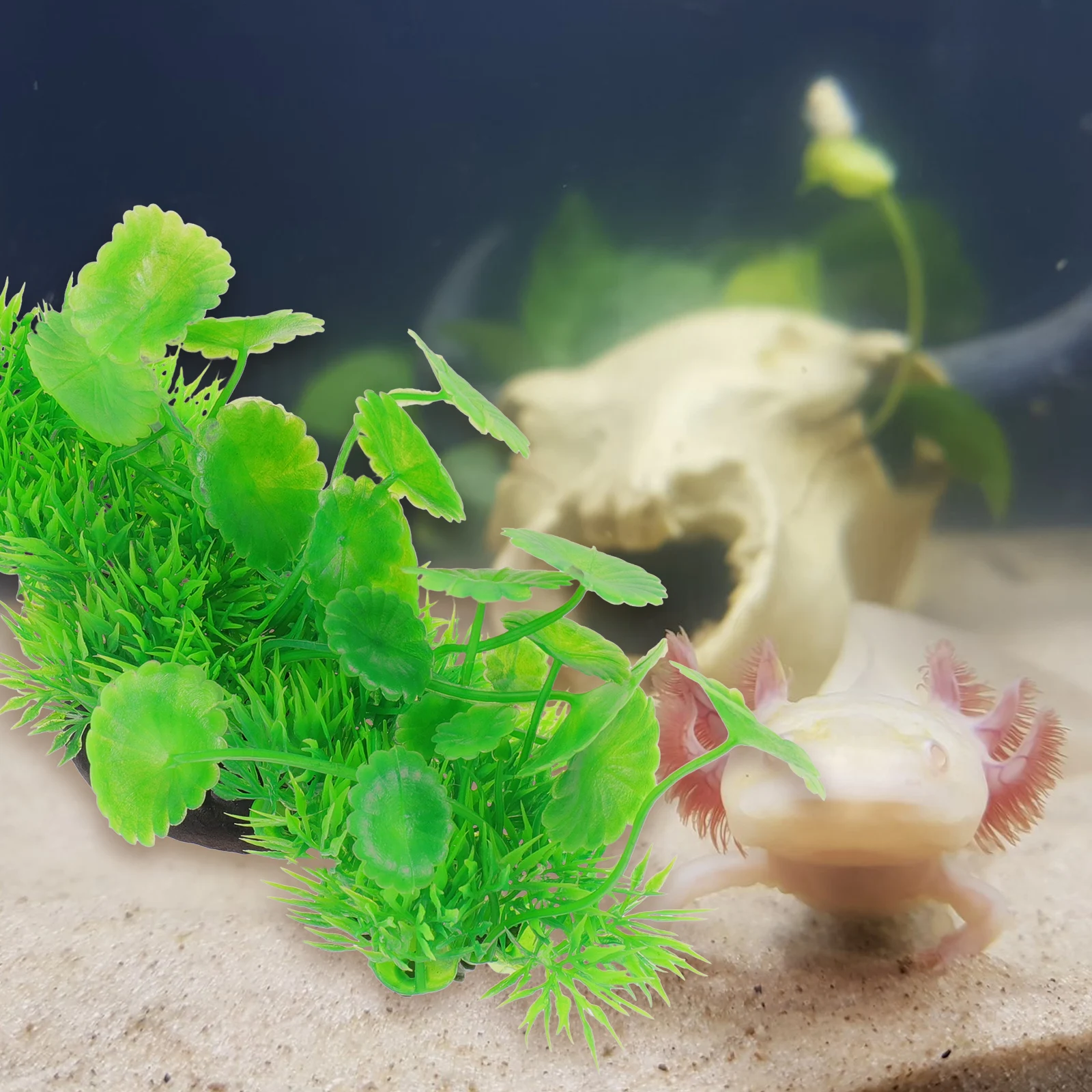

Artificial Water Plants Grass Faux Fish Tank Accessories Betta Terrarium Aquarium Decor Lifelike Green Plant nament Safe Durable
