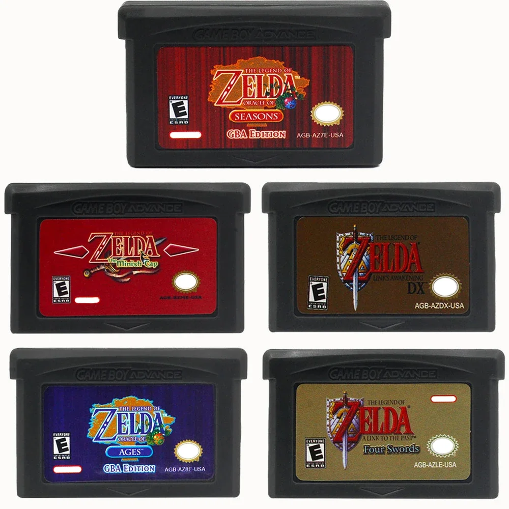 GBA Game Cartridge 32 Bit Video Game Console Four Swords Game Card Link To The Past Awakening DX Minish Cap Oracle of Seasons image 3