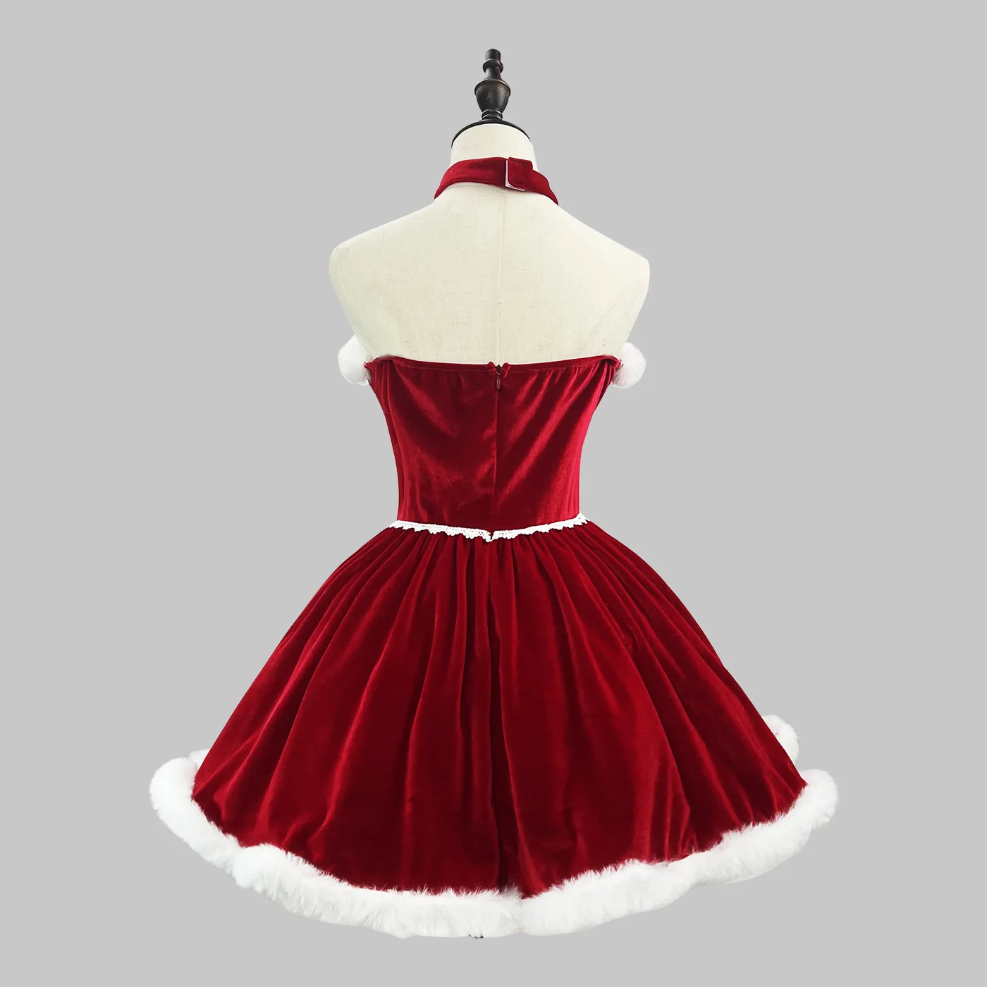 Christmas Party Dresses Santa Claus Cosplay Costumes Lolita Uniform Suit Red Skirt Cape New Year Clothes Xmas Gifts Plus Size