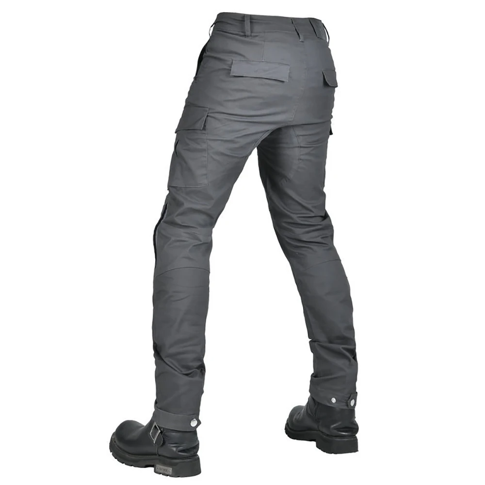 VOLERO-Anti Gota Motocicleta Equitação Calças, respirável cintura alta Motor Vintage Calças, Motocross Calças Cargo, 4 Estações