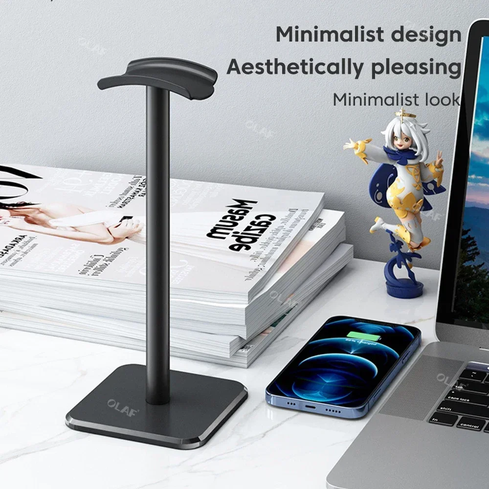 ERIKOLE Headphone Holder Universal Aluminuim Headset Stand Bluetooth Earphone Hanger Supporting Bar Flexible Headphone Stand