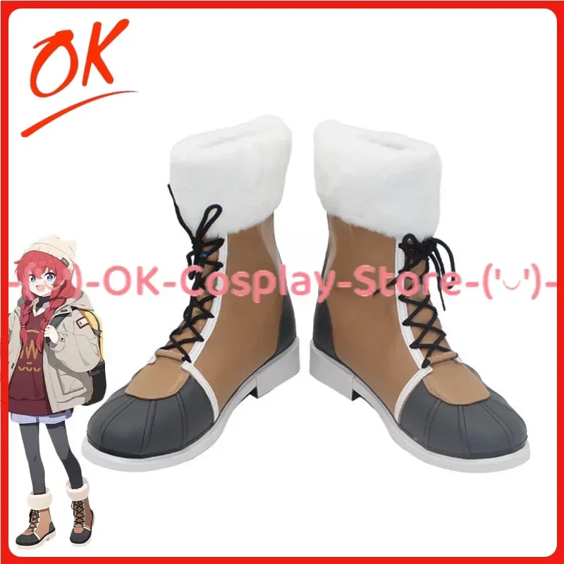 

[Customized] Blue Archive Maki Konuri Cosplay Shoes Anime Game Roleplay Costume Prop Halloween Carnival Party PU Leather Boots
