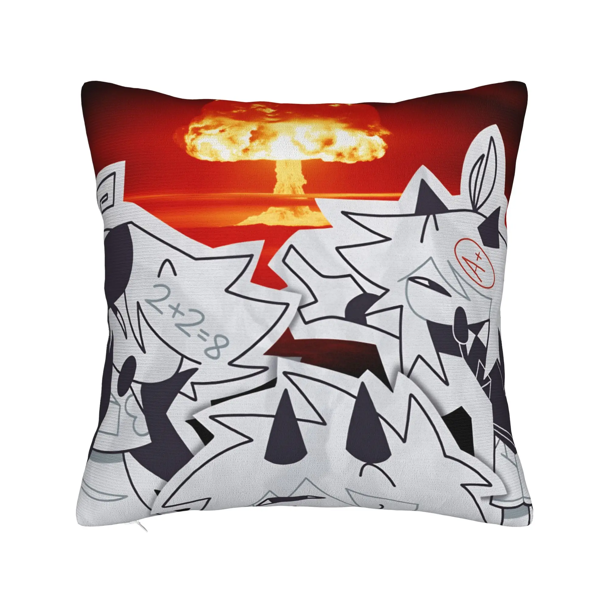 FPE F-Fundamental P-Paper E-Education Pillow Case  Design Pillow Cover Cute Funny Cushion Cover For Sofa Car Home Decor