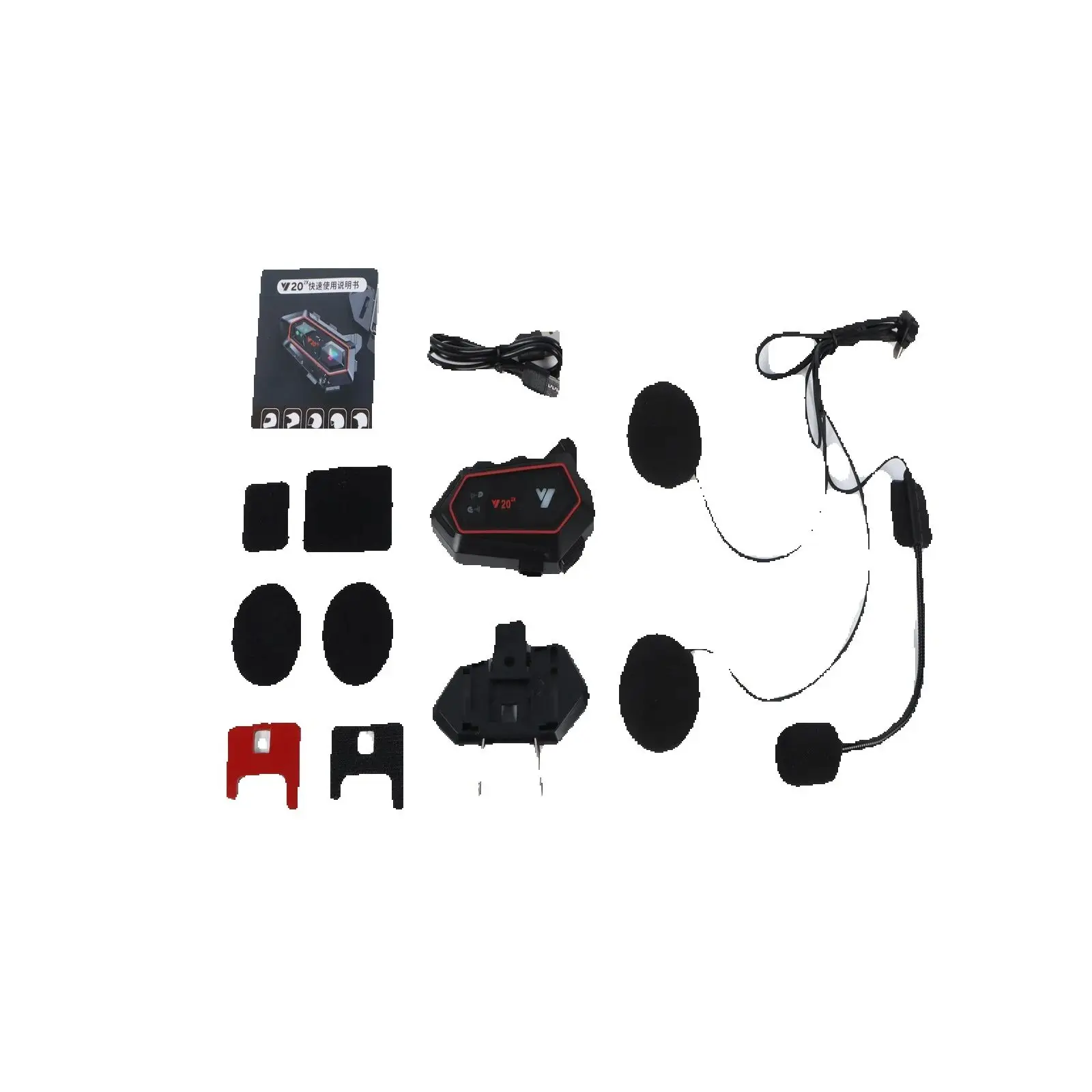 

Y20-2x Bluetooth-гарнитура для шлема для мотоциклетной навигации с домофоном, мотоциклетное оборудование, аксессуары для мотоциклов