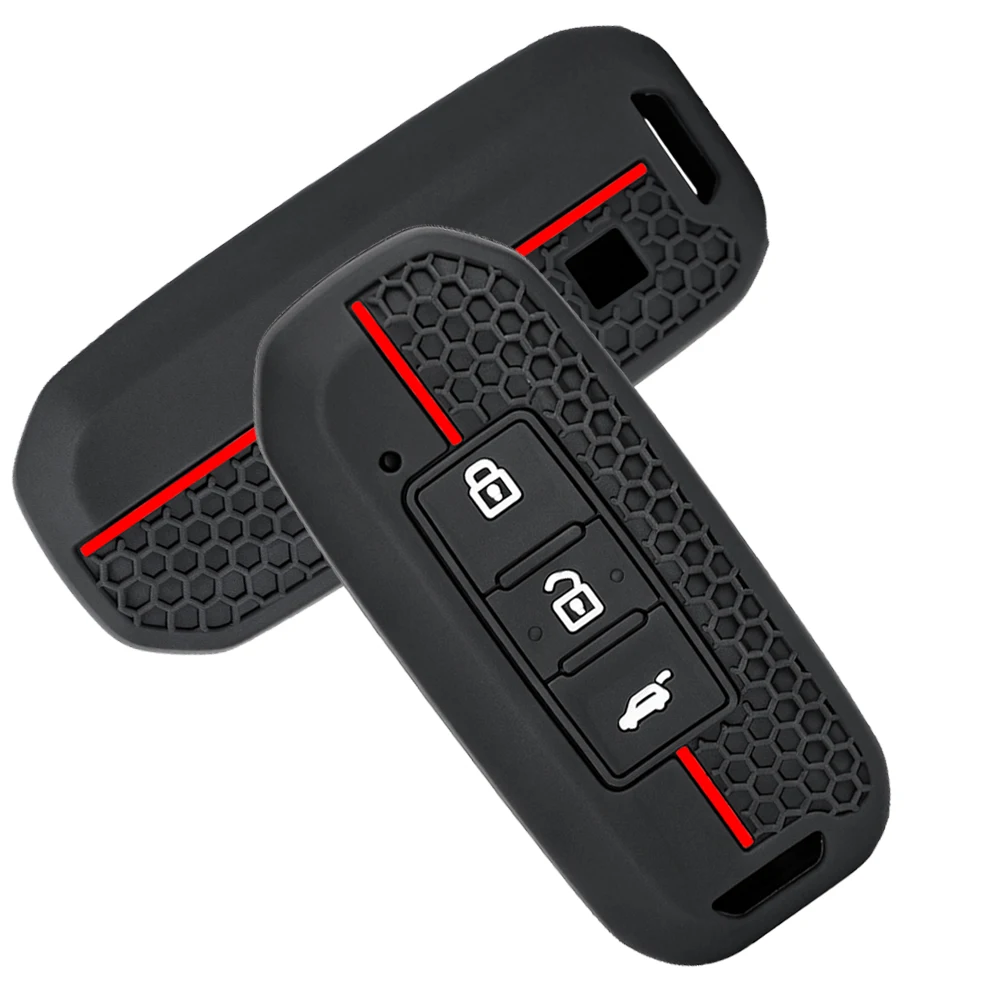 Silicone Key Case For Chevrolet Captiva Turbo Chevy Groove Blazer Enjoy Optra for Baojun for Wuling Smart Remote Key Car Keyless