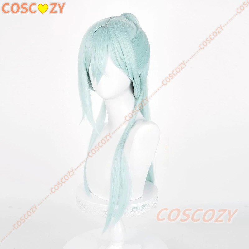 Anime Die duftende Blumenblüten mit Würde Subaru Hoshina Cosplay Perücke Langes helles Cyan Haar Halloween Party Requisiten Frauen Mädchen