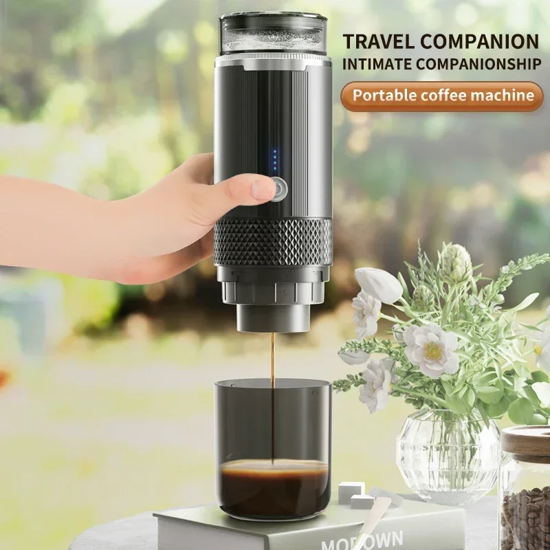 Portable Coffee Machine Maker Electric Capsule Ground Coffee Brewer Fit Powder Suitable Coffee Machine