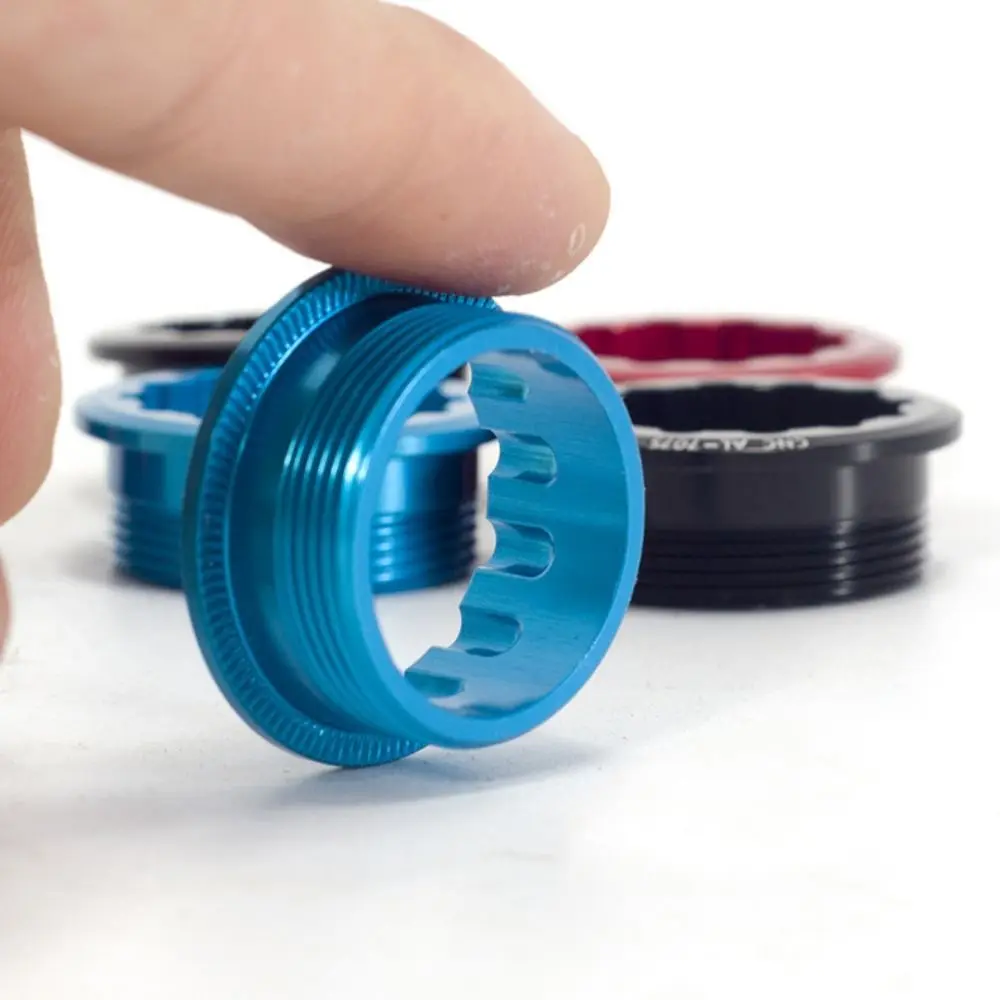 

Wear-Resistant Bike Lock Ring Aluminum Alloy Freewheel Flywheel Locking Cover One Size 12 Speed Bicycle Components Hub Body