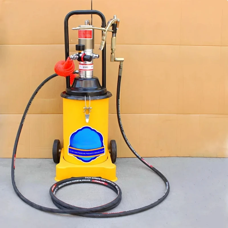 

air-operated 13kg grease lubricator 50:1 pneumatic grease pump 12L high-pressure grease pump