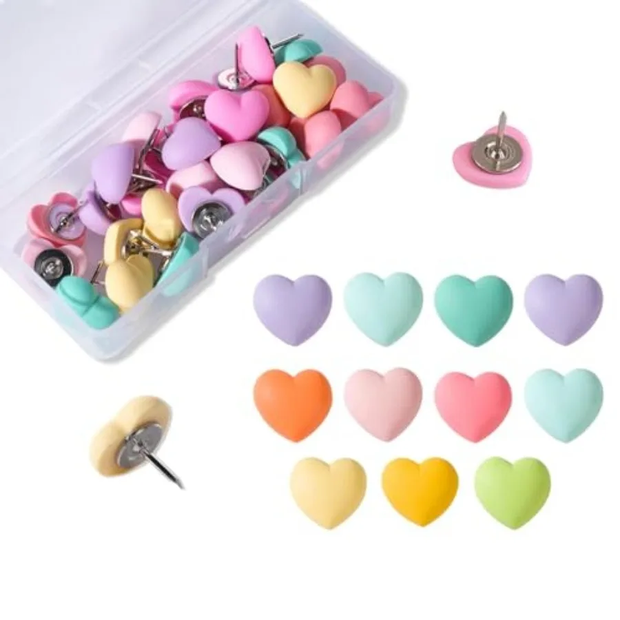

28pcs ecortive Push Pins Multicolo Colorful Thumbtcks Thumb Tcks for Bulletin Cork Bors Office Orgniztion Home