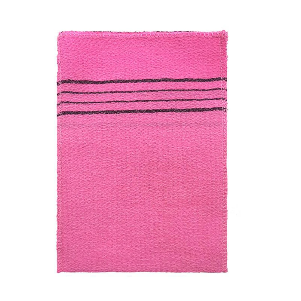 Guante exfoliante de baño para adultos, paño de ducha portátil, grueso, 5 piezas, 14x18,5 cm