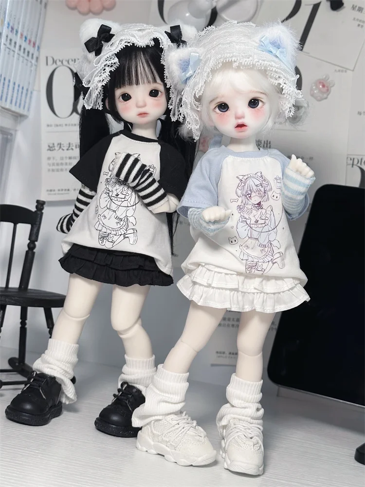 1/6 BJD Doll Odzież Akcesoria Lalki Słodka spódnica T-shirt Grils Chłopcy DIY Ubrania na prezenty